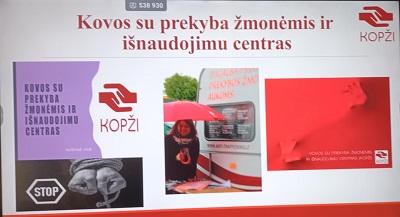 Prevencinė paskaita apie prekybą žmonėmis