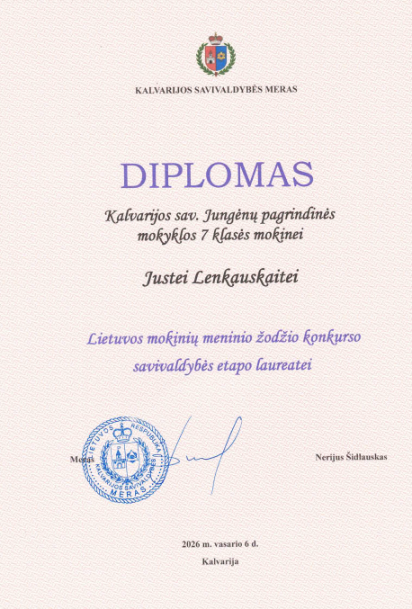 Diplomas Justei